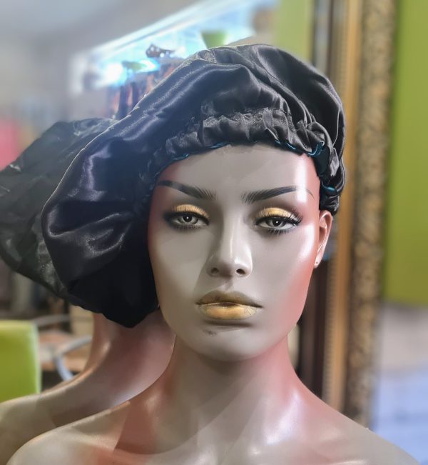 Hair Satin Bonnet Reversible And Adjustable Sleep Cap - Image 4