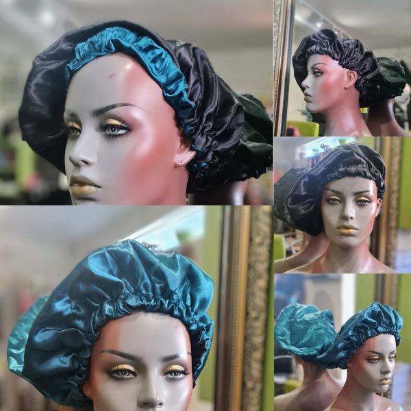 Hair Satin Bonnet Reversible And Adjustable Sleep Cap